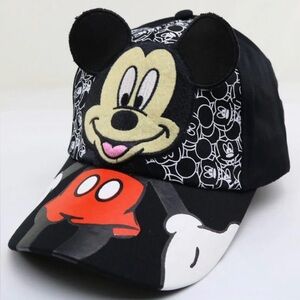 Black and Red mickey Cartoon Character Hat